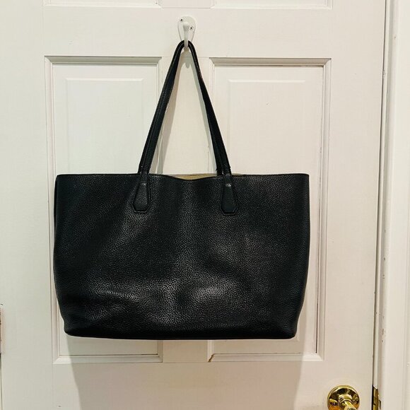 Tory Burch Pebble Leather Tote Bag - Picture 6 of 16